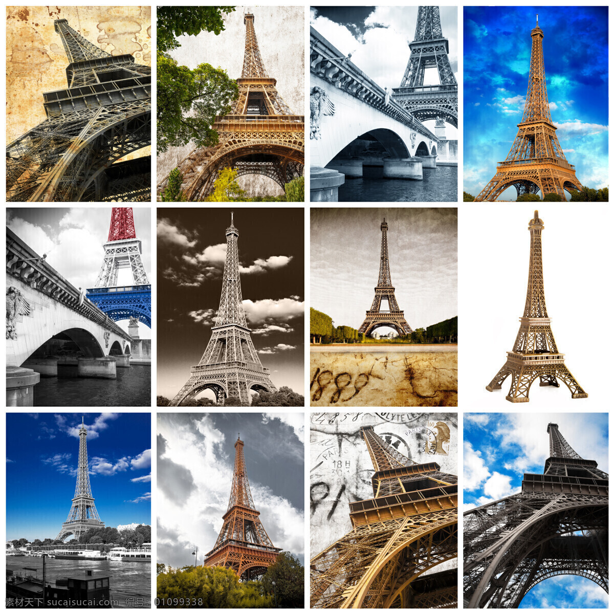 埃菲尔铁塔 风景 巴黎风景 法国旅游景点 文明古迹 美丽风景 自然风景 自然景观 白色