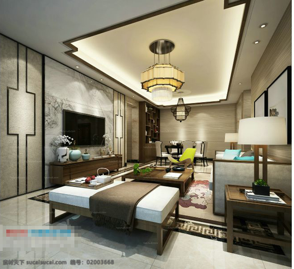 客厅 浪漫 温馨 时尚现代 客厅装饰 沙发茶几 个性创意 3d模型 max 灰色