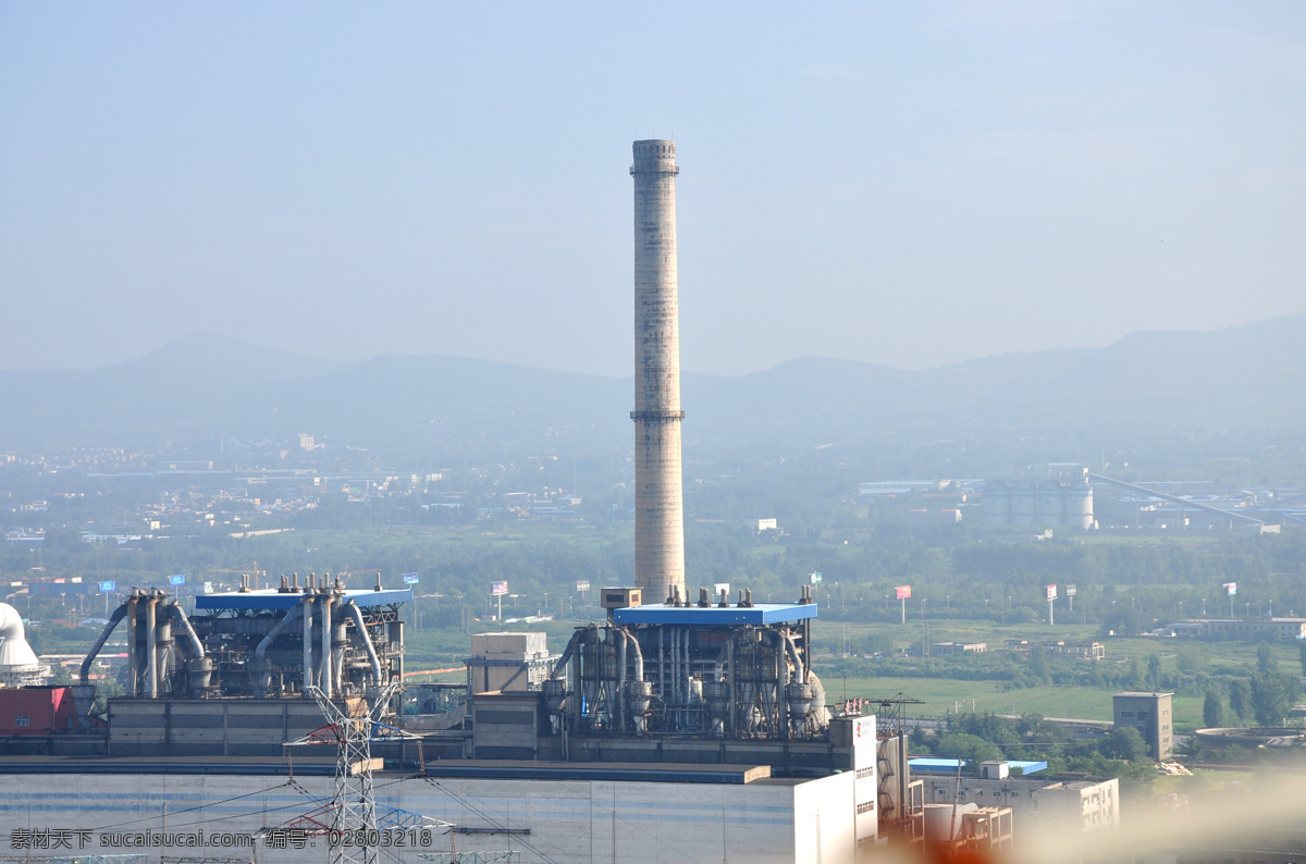 烟囱2 烟囱 高炉 大气 污染 环境 烟 现代科技 工业生产
