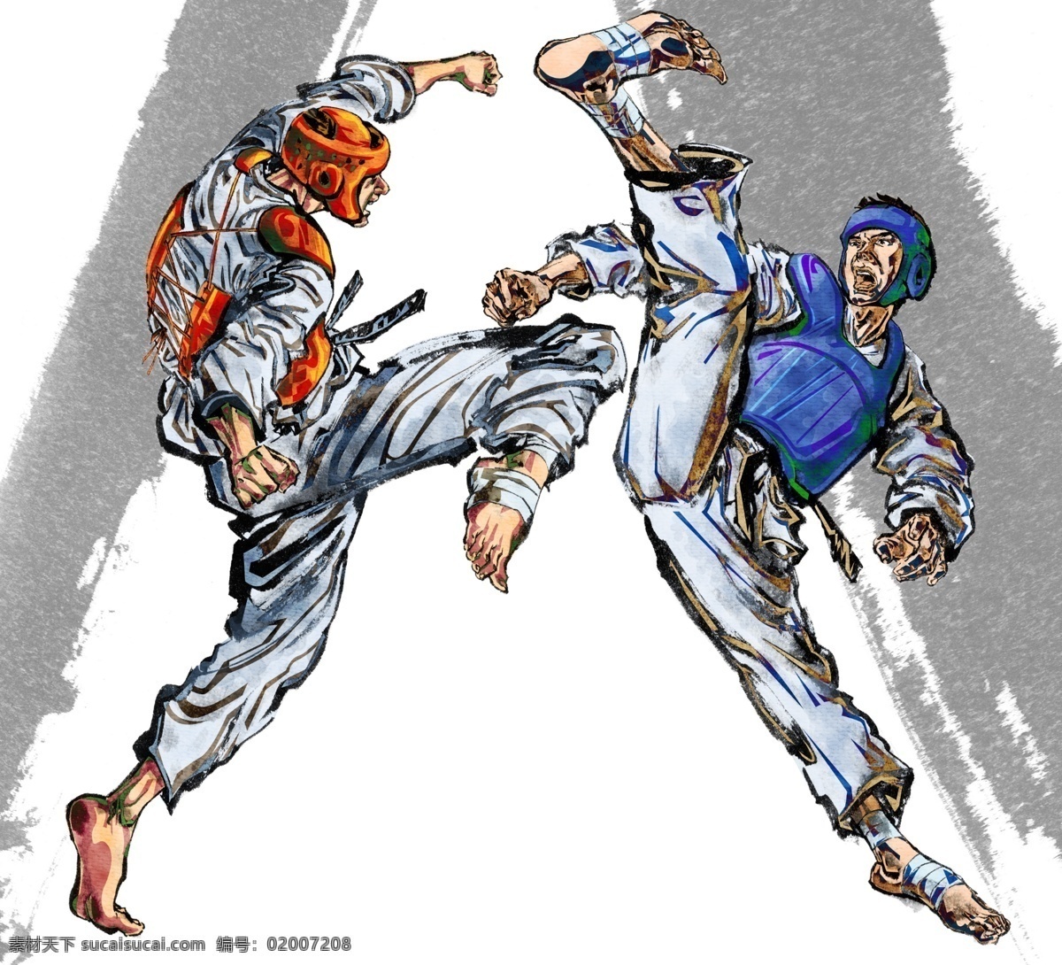 运动健身 绘画人物 分层素材 psd063 设计素材 分层插画 psd源文件 白色