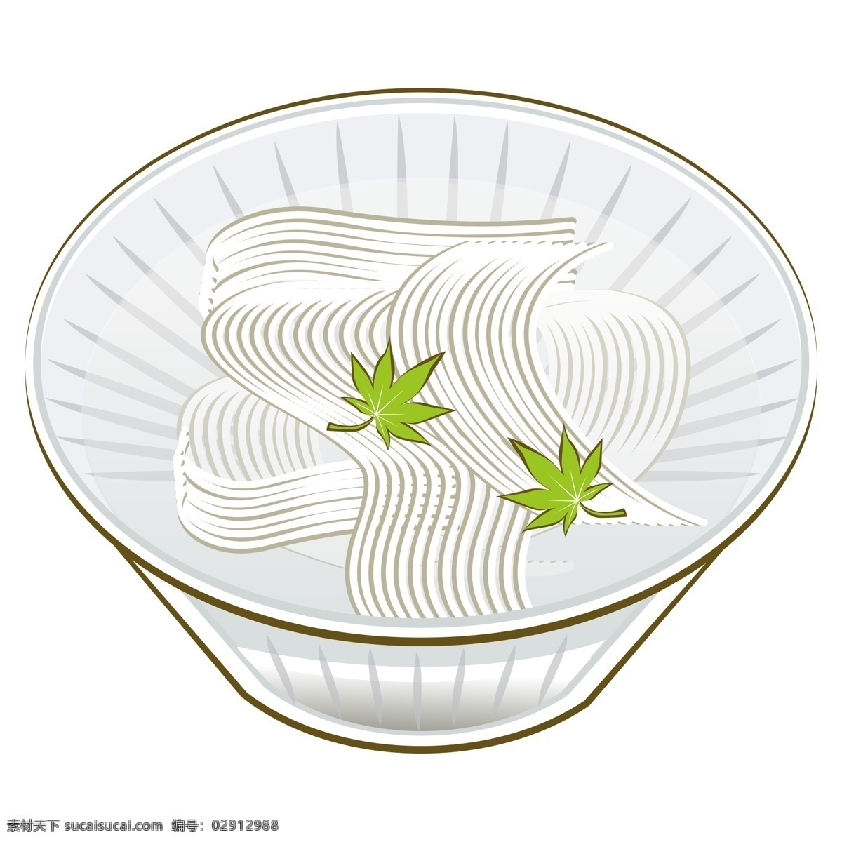 碗 葱油 挂面 免 抠 图 汤面 煮面 面抽品 卡通手绘 美味新鲜 居家用品 作菜 白色面条