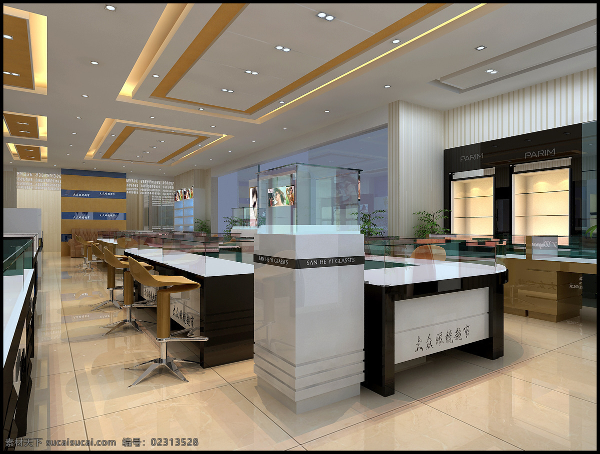环境设计 室内设计 效果图 眼镜店 珠宝店 装修 店 内 设计素材 模板下载 店铺 眼睛店铺 家居装饰素材