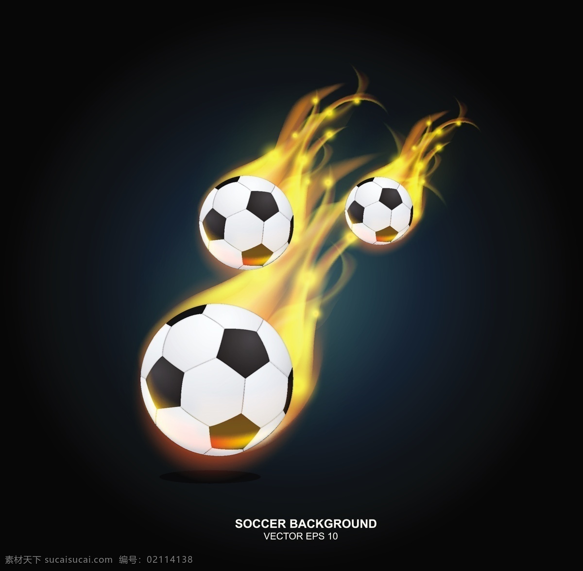 火焰足球背景 火焰 火苗 背景 足球 世界杯 体育运动 生活百科 矢量素材 黑色