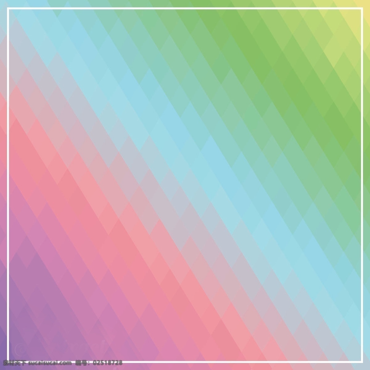 创意 彩虹 色 感 渐变 几何体 背景 彩虹色 线框