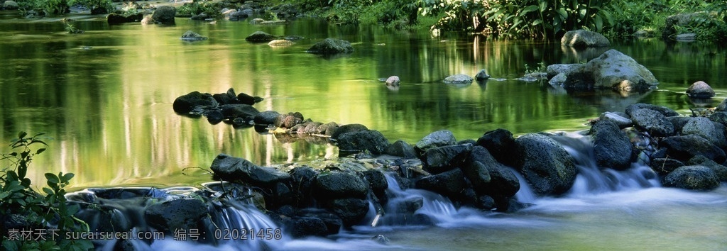 小溪流水 小溪 流水 清澈 自然 幽静 自然景观 山水风景