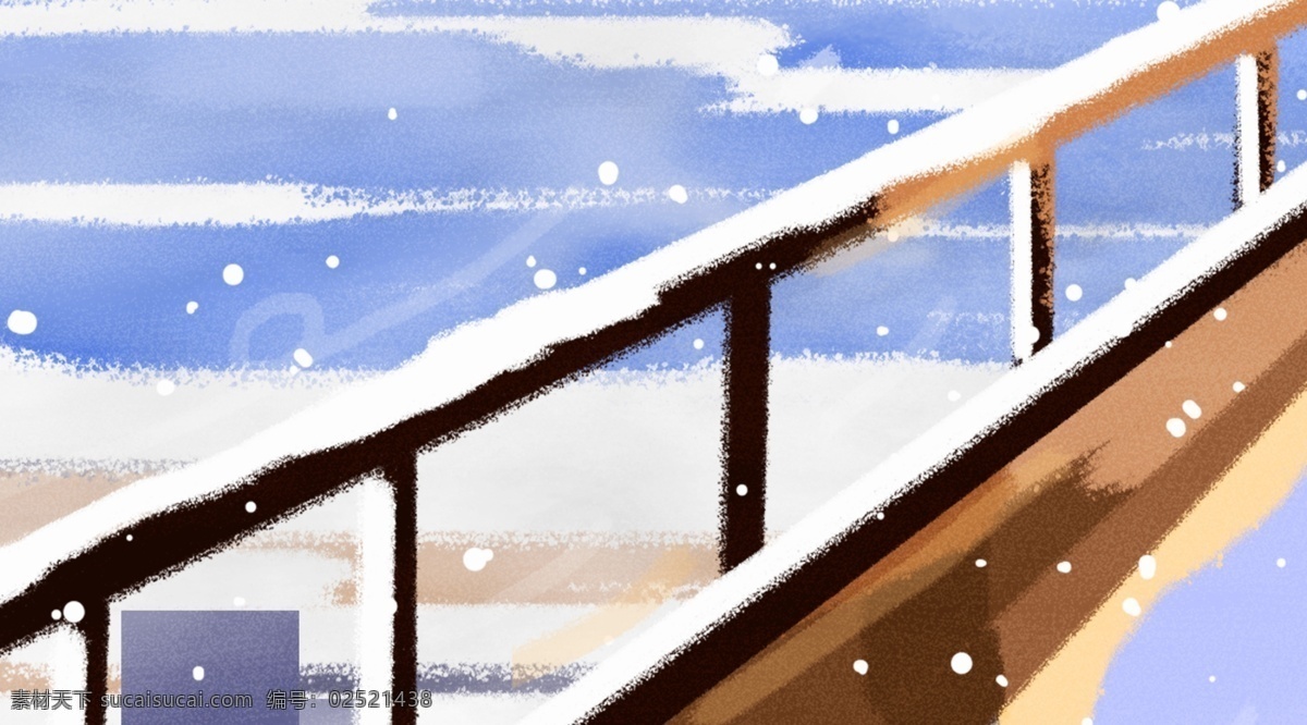 二十四节气 小雪 插画 背景 水彩背景 大雪 大雪背景 冬至 下雪 雪花 背景设计 冬天背景