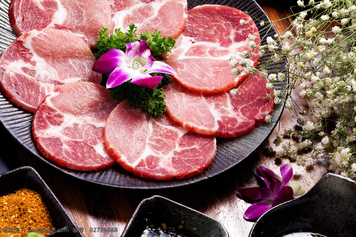 韩国烤肉 韩式烤肉 烤肉 鲜肉 烧烤 韩国料理 韩式烧烤 肉片 高清 餐饮美食