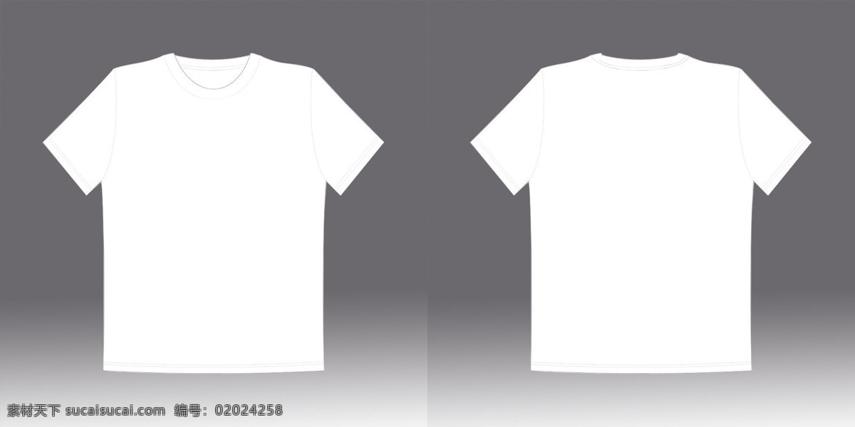 t恤模板 t恤 diy 白色 模板 服装设计