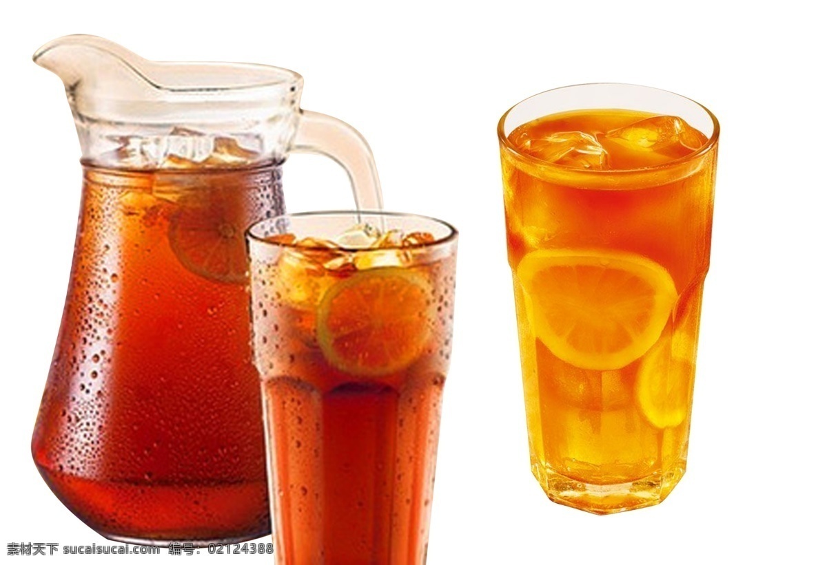 冰柠檬红茶 水果茶 饮品 饮料 柠檬 水果 红茶 餐饮美食 饮料酒水 小吃产品图