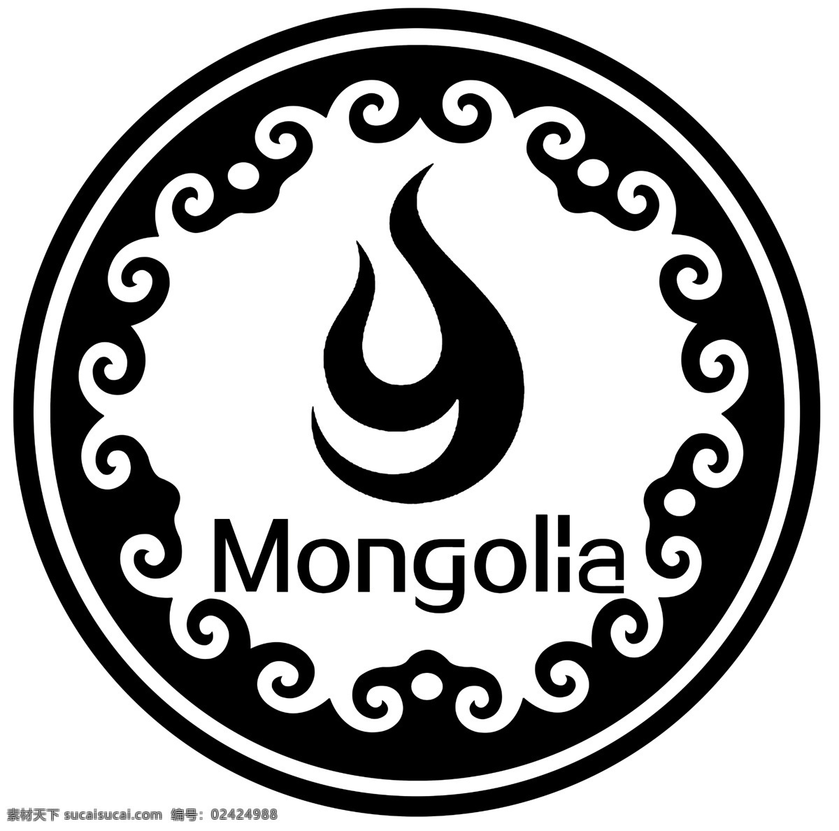 蒙古标志 蒙古 特色 标志 防伪 内蒙古
