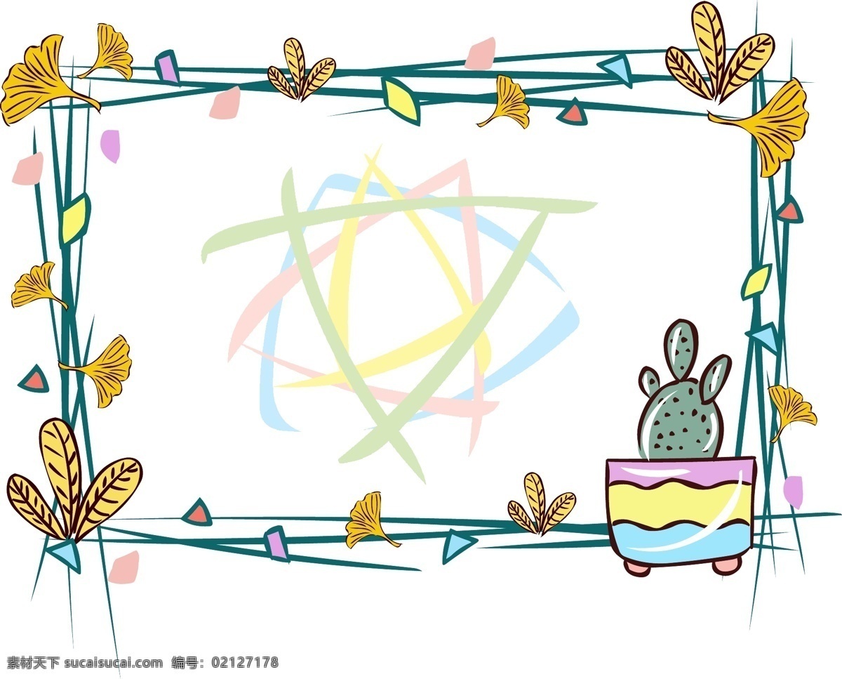 边框 纹理 手绘 植物 花草 植物边框 手绘植物 手绘花草 花草植物 花草边框 边框纹理