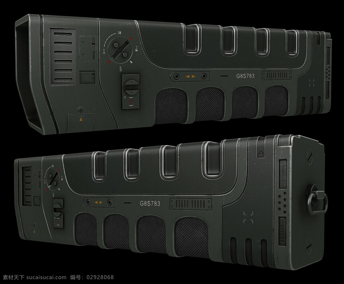 产品 长方形 概念设计 可携带 模型 炫酷 3d 炫 酷 照明 手电筒