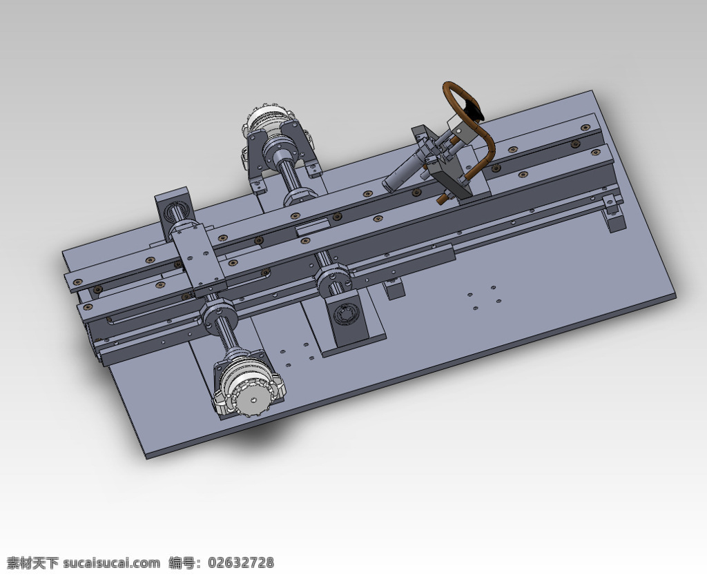 折叠 站 情况 下 封隔器 更多 机械设计 3d模型素材 电器模型