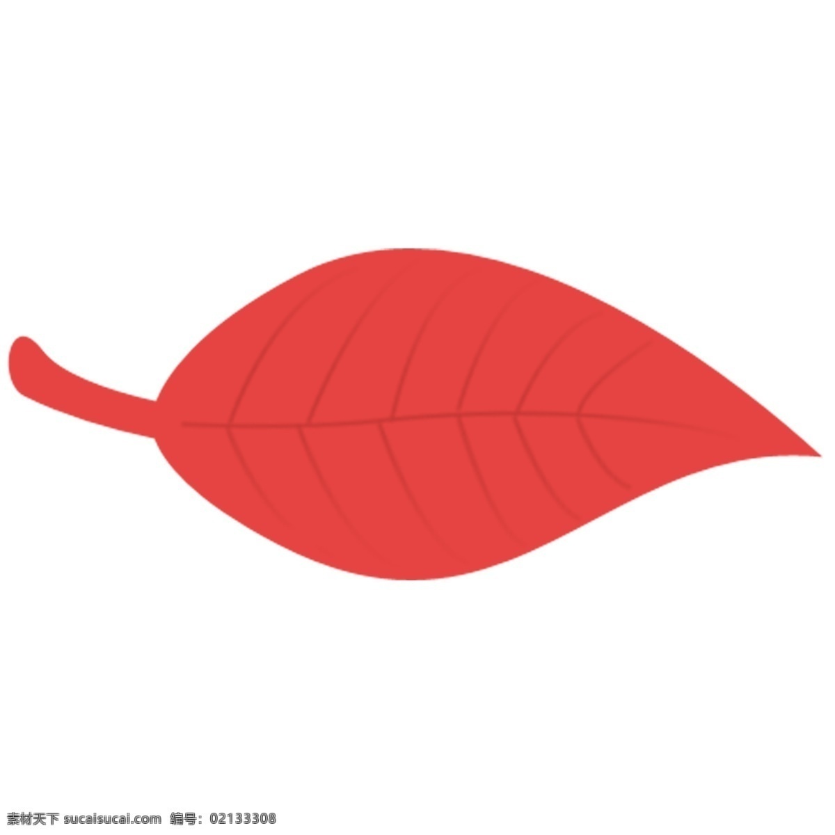 红色 叶子 装饰 可爱 树叶 装饰素材