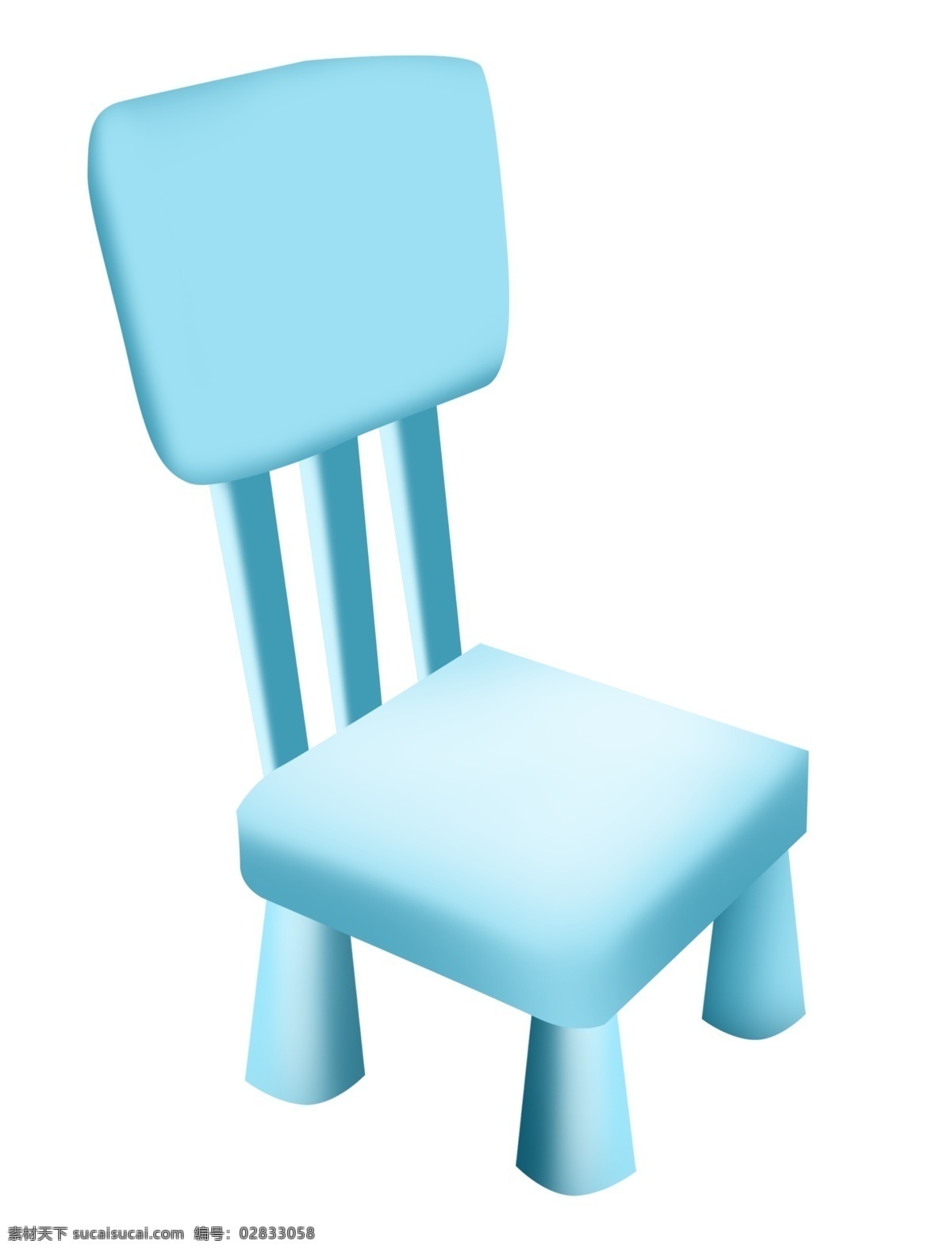 蓝色 椅子 装饰 插画 蓝色的椅子 真皮椅子 家具椅子 漂亮的椅子 创意椅子 家装椅子 立体椅子