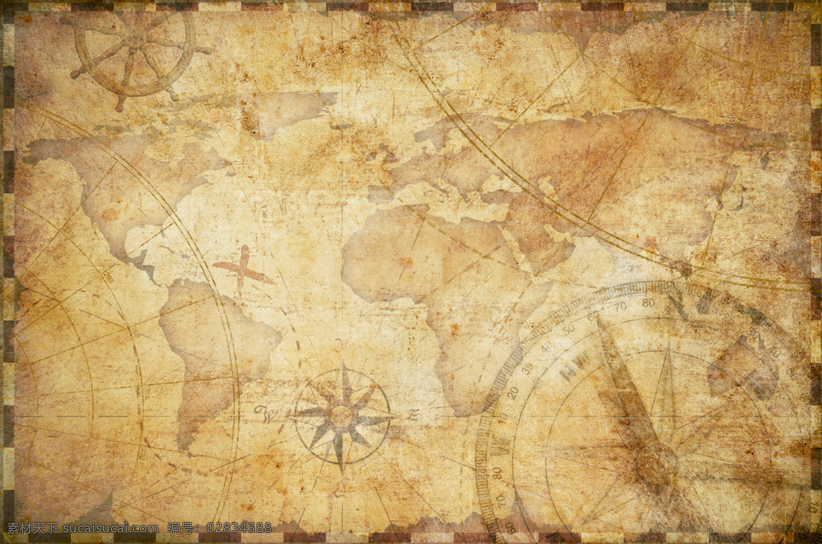 航海主题背景 指南针 航海地图 麻绳 纸张背景 怀旧纸张 背景 羊皮纸 航海背景 怀旧背景 生活百科 生活素材
