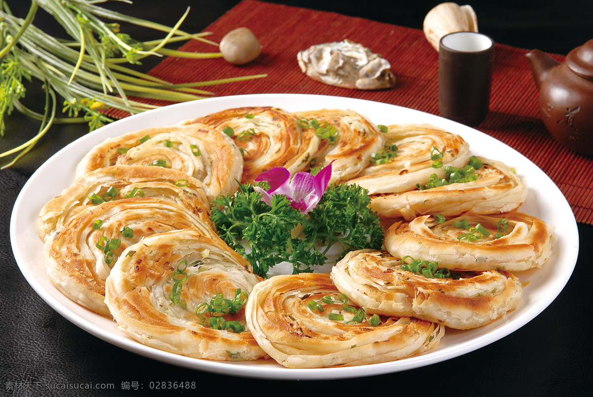 广式葱油饼 广式 葱油饼 美食 餐饮美食 高清菜谱用图 传统美食