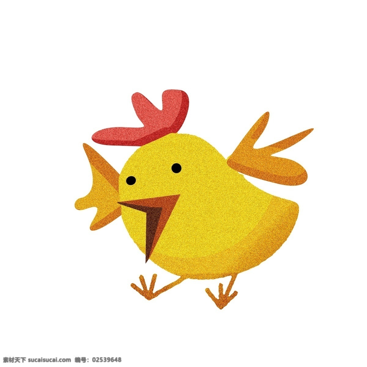 卡通 可爱 小鸡 商用 元素 动物 插画设计 家禽 吃鸡游戏 角色设计