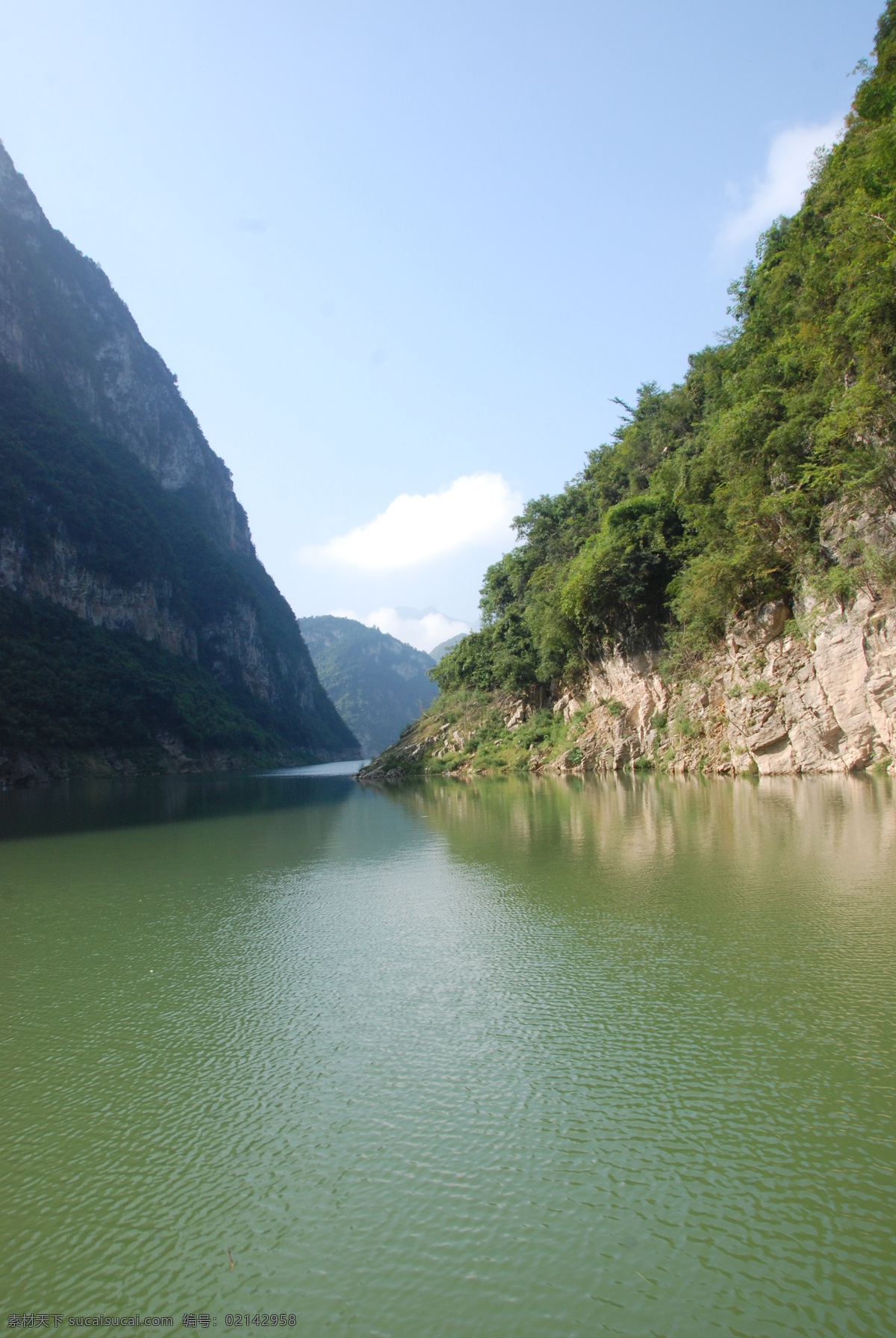 长江三峡 长江 三峡 江面 碧波 蓝天 山峰 水面 山水 山水风景 自然景观