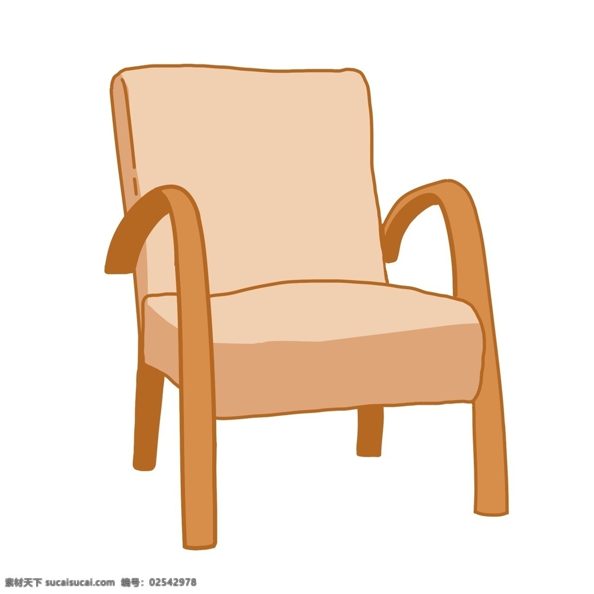 家具 沙发 卡通 插画 椅子