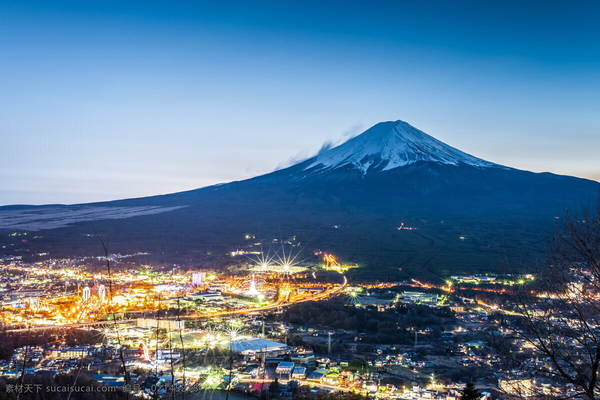 日本 富士山 风景 高清 东京 名山 远山 山峰