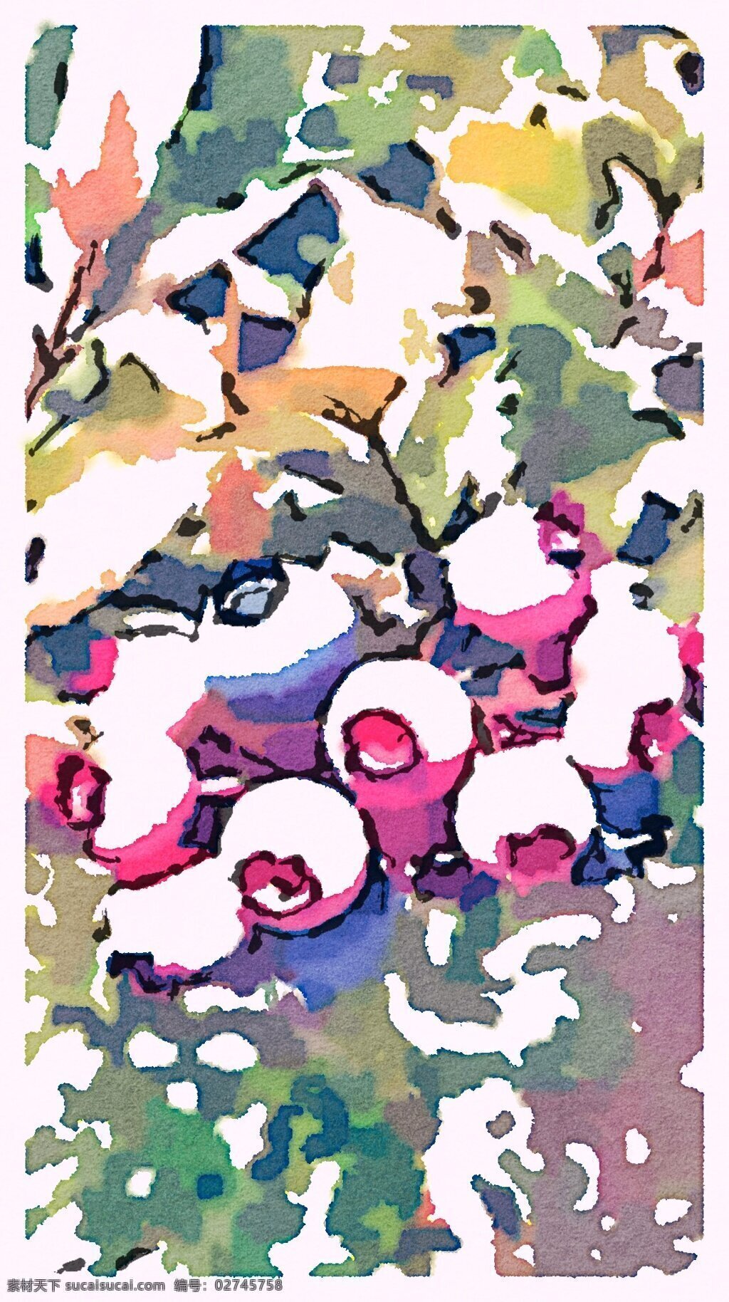 水墨晕染 蓝莓 蓝莓果实 蓝莓诱人 水果 文化艺术 绘画书法