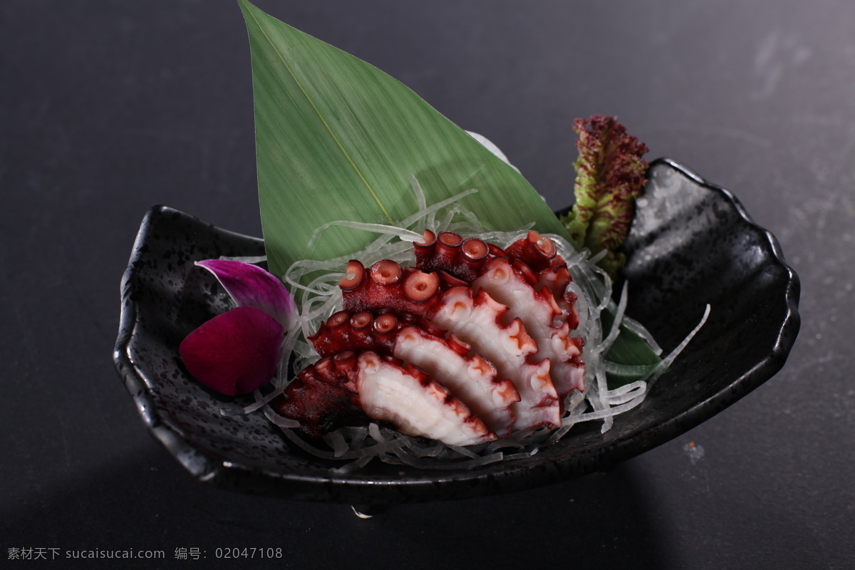 大八爪鱼刺身 八爪鱼 刺身 寿司 日式 日本 料理 餐饮摄影 餐饮美食
