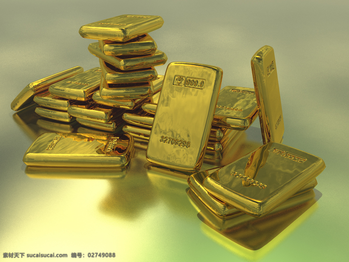 金条 金砖 黄金 金子 金块 金黄 金融素材 金融货币 商务金融