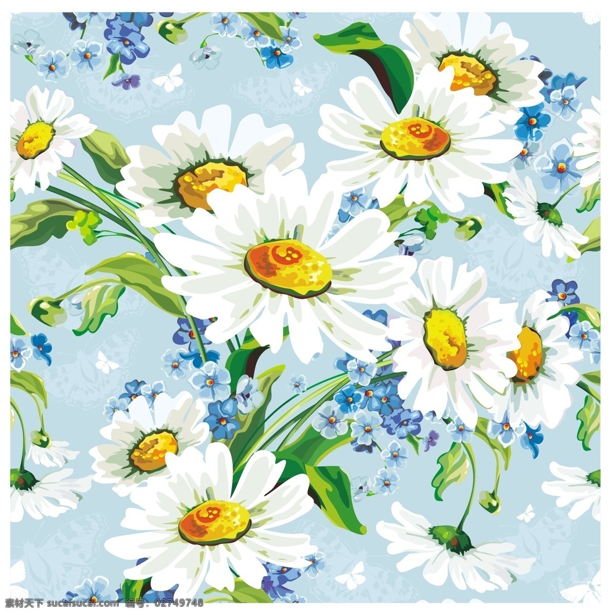 菊花 背景 底纹 底纹边框 花纹花边 菊花矢量素材 墙纸 四方连续 纹理 菊花模板下载 装饰品 印花 矢量 家居装饰素材 壁纸墙画壁纸