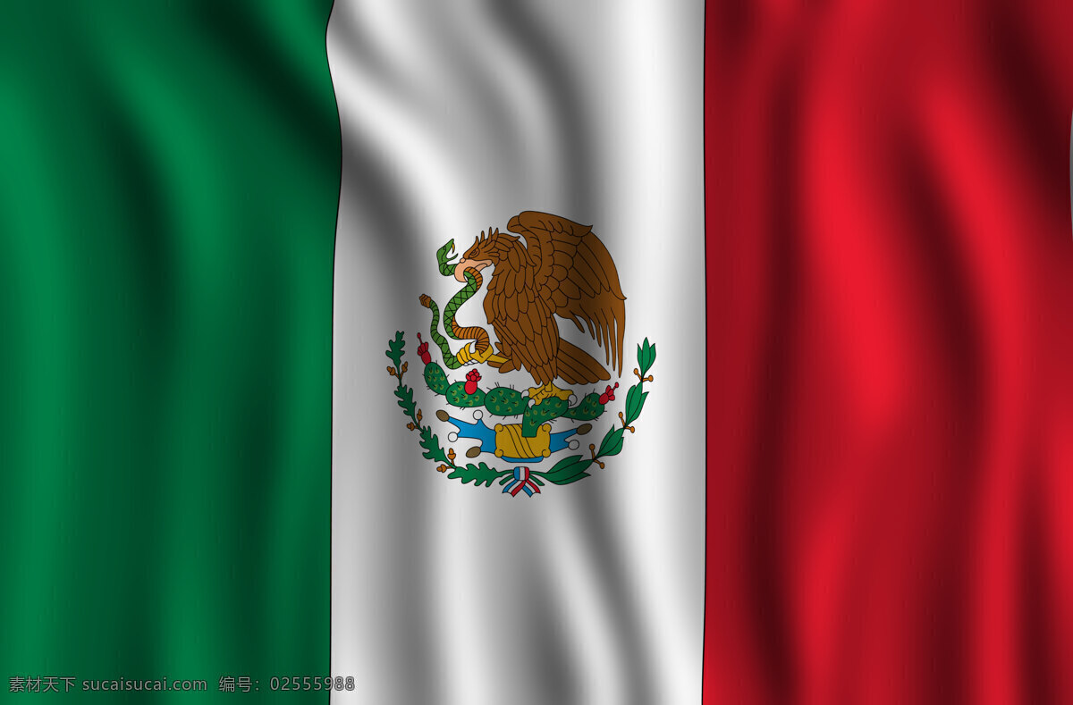 墨西哥 国旗 墨西哥国旗 风景 生活 旅游餐饮