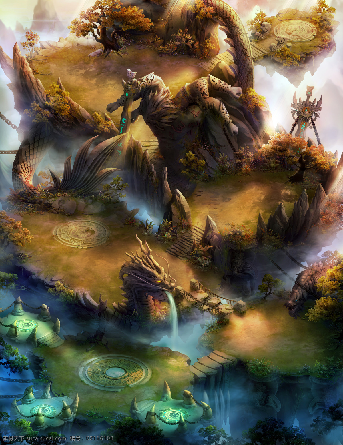 游戏场景 游戏图片 设计素材 模板下载 草地 河流 仙境 修仙 精灵 童话世界 景观 风景漫画 动漫动画 绝代双骄