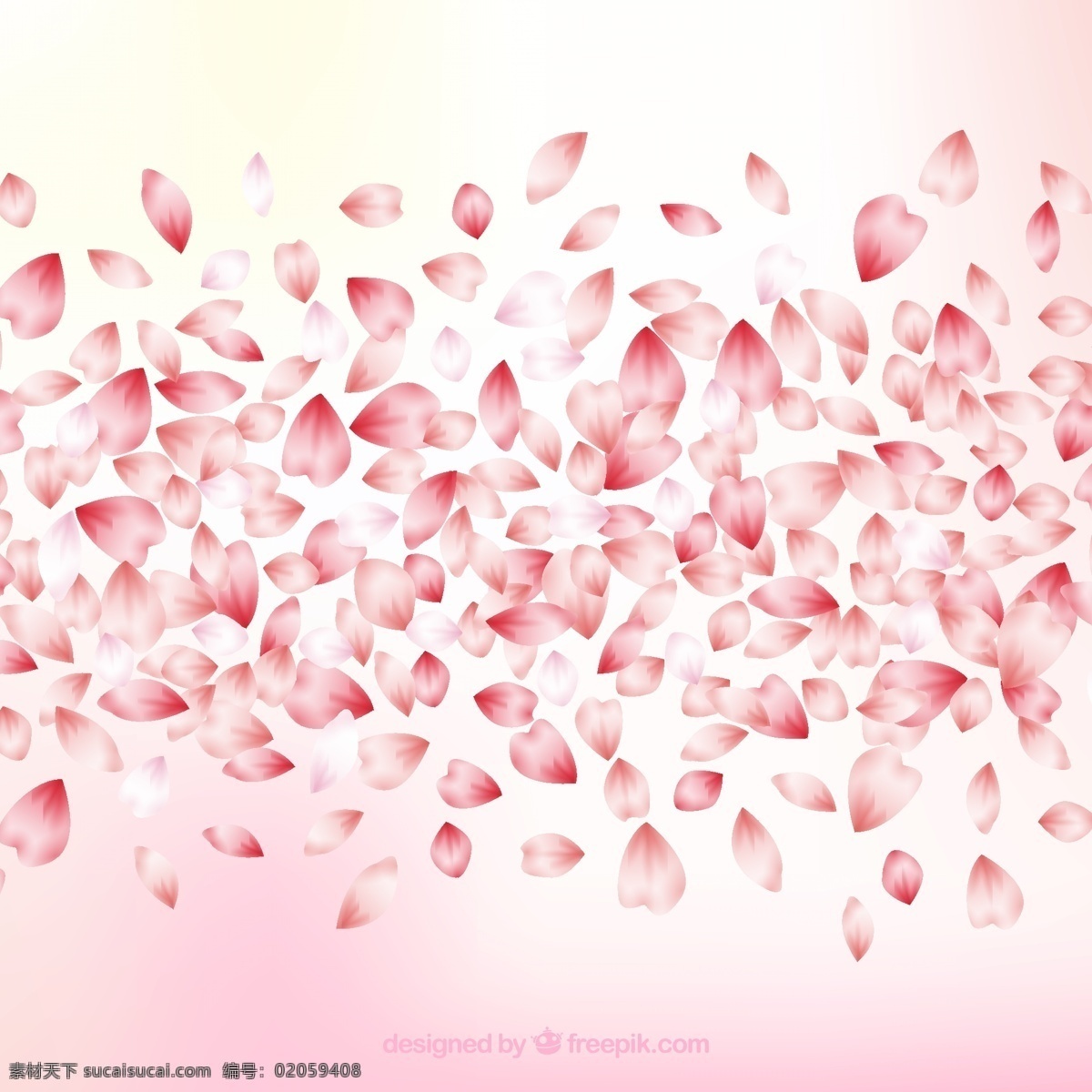 樱花 花瓣 无缝 背景图片 粉色 无缝背景 矢量图 格式 矢量 高清图片