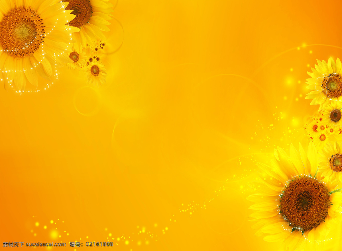 向日葵 装饰画 花朵 黄色 装饰图