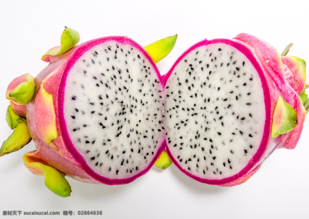 火龙果 水果 果实 食物 种子 特写
