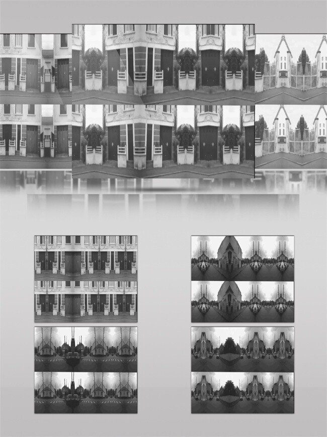 黑白 复古 城市 动态 视频 黑色 白色 光束 高清素材 唯美素材 光景素材