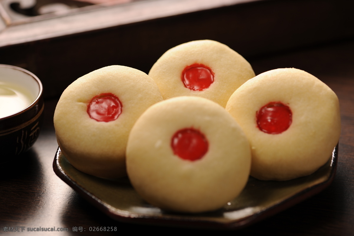 白饼 红心饼 美人饼 饼干 小吃 高点 中式饼 中式糕点 传统糕点 干果零食糕点 餐饮美食 传统美食