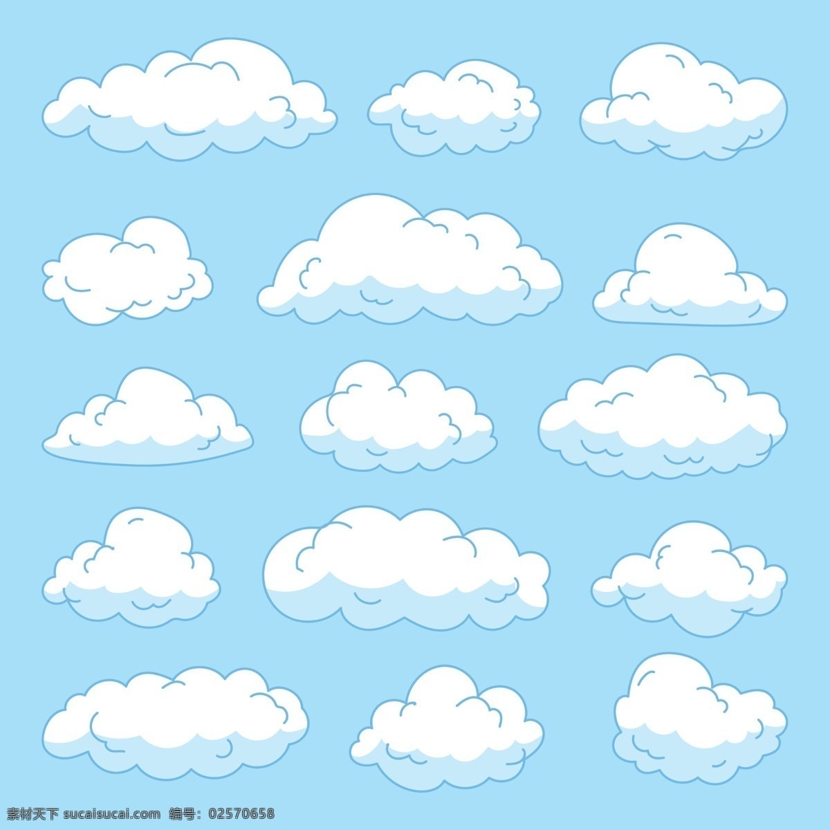 云 云朵 云素材 云朵素材 元素 免抠 天空 白云 矢量云朵 卡通云朵素材 矢量云朵素材