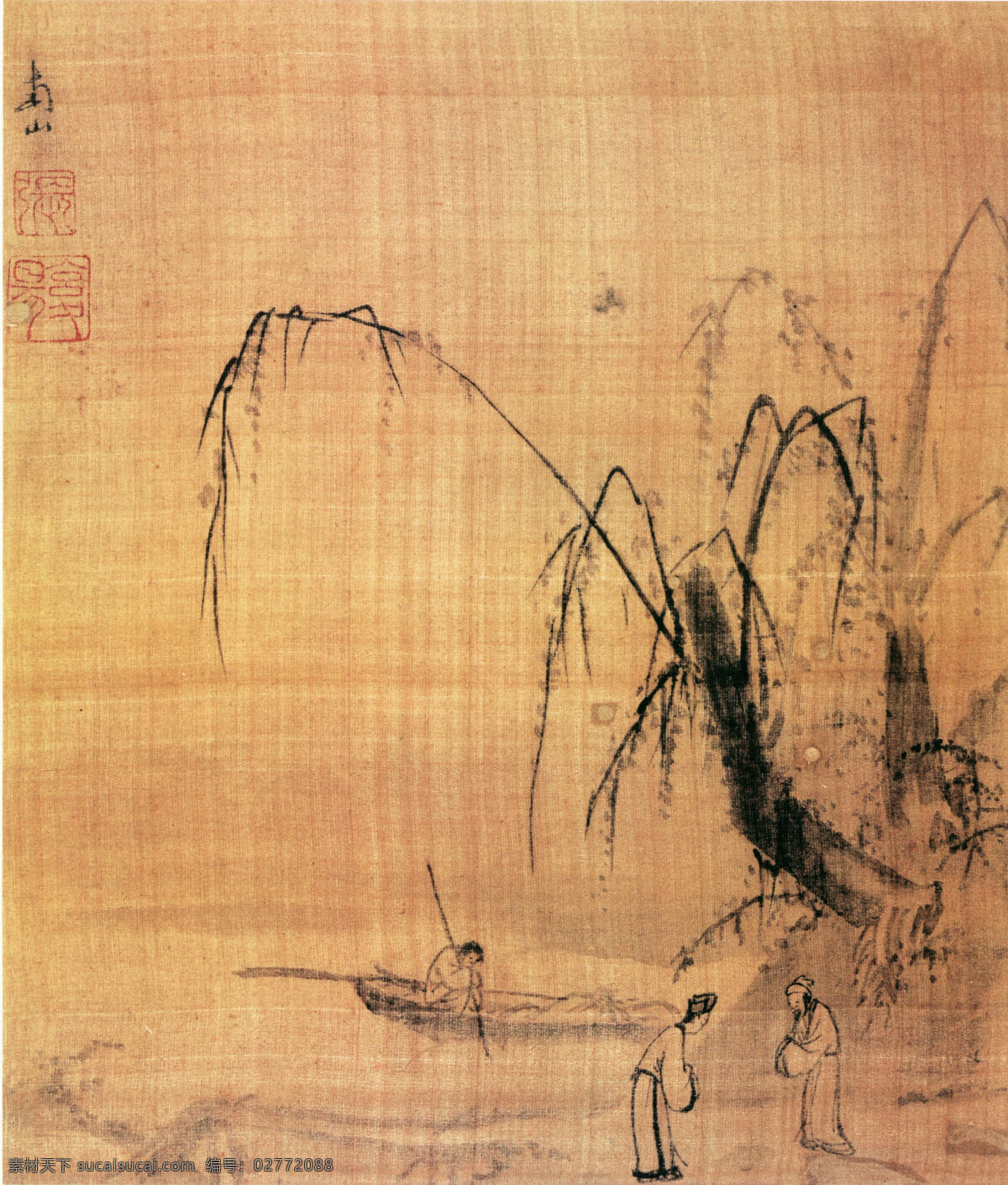禽鸟 走兽 虫 鱼 画 古典 古画 国画 绘画 水墨 中国画 中华传世国画 中国画艺术 装饰素材 室内装饰用图