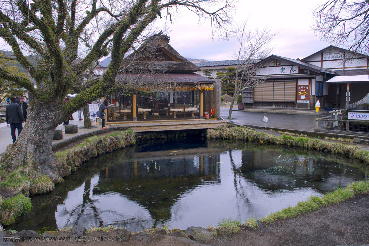 日本 忍 野 八 海 风景