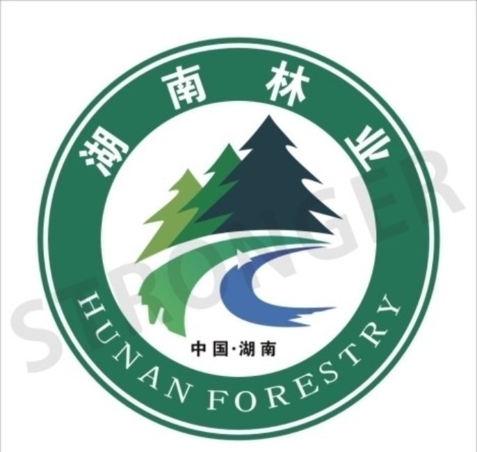 湖南林业标志 标志 湖南 林业 绿色 企业 logo 标识标志图标 矢量