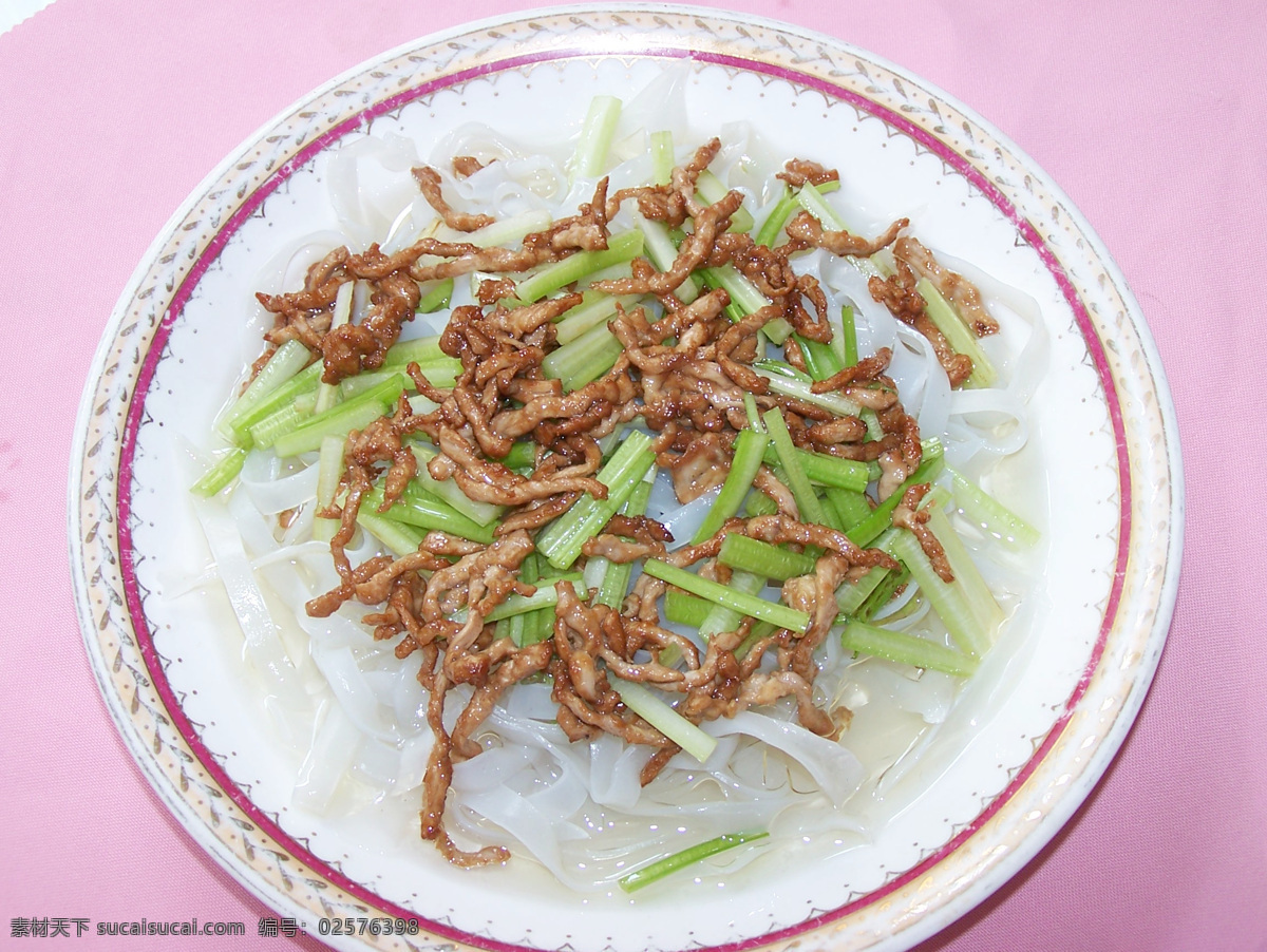 肉丝带底 传统美食 餐饮美食