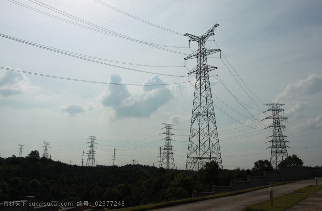 电网 电力 电力塔 铁塔 国网 线路 供电 工业生产 现代科技