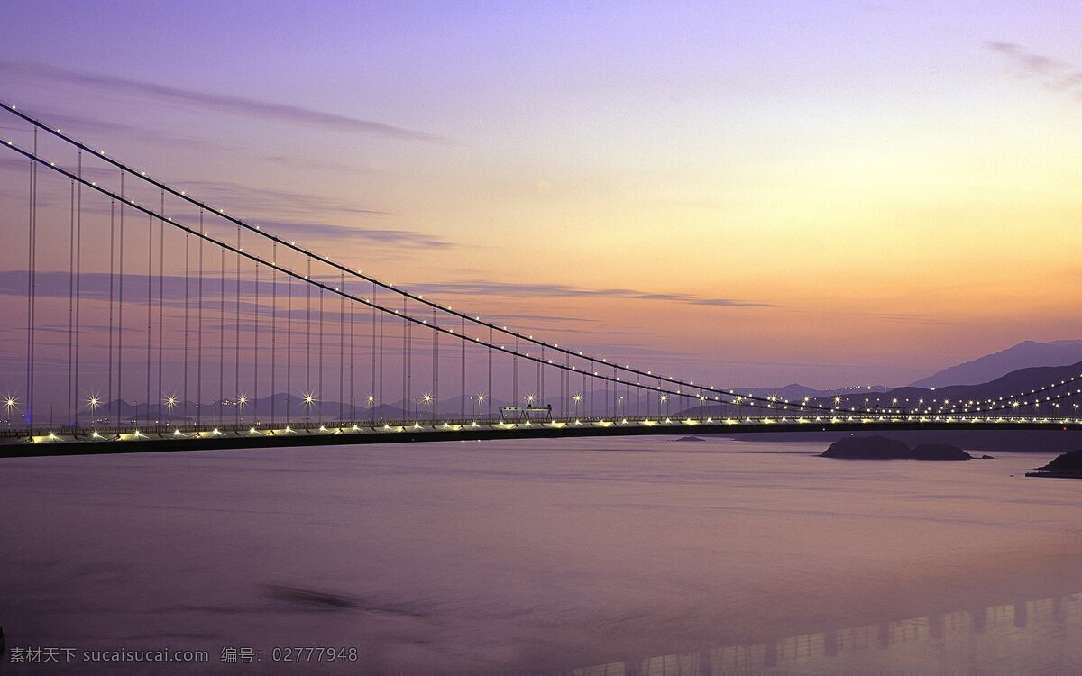 大桥免费下载 傍晚 河 桥梁 山 夕阳 风景 生活 旅游餐饮