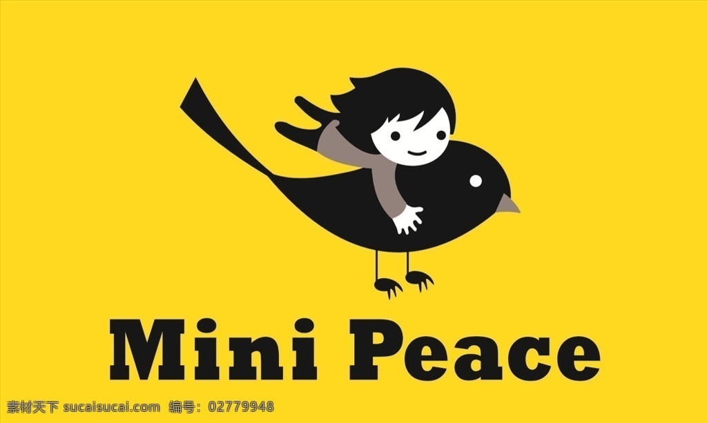 mini peace 标志 logo 矢量 可修改 cmyk颜色 分层 标志图标 企业