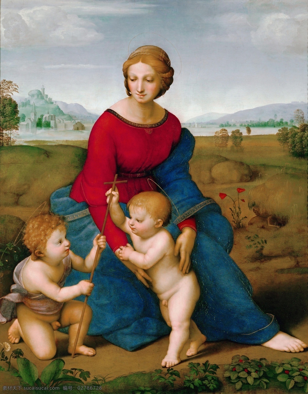 拉斐尔油画 拉斐尔作品 文艺复兴时期 意大利画家 国家艺术馆 拉斐尔 宗教艺术 圣母 绘画书法 文化艺术 耶稣 古典油画 人物 绘画 肖像