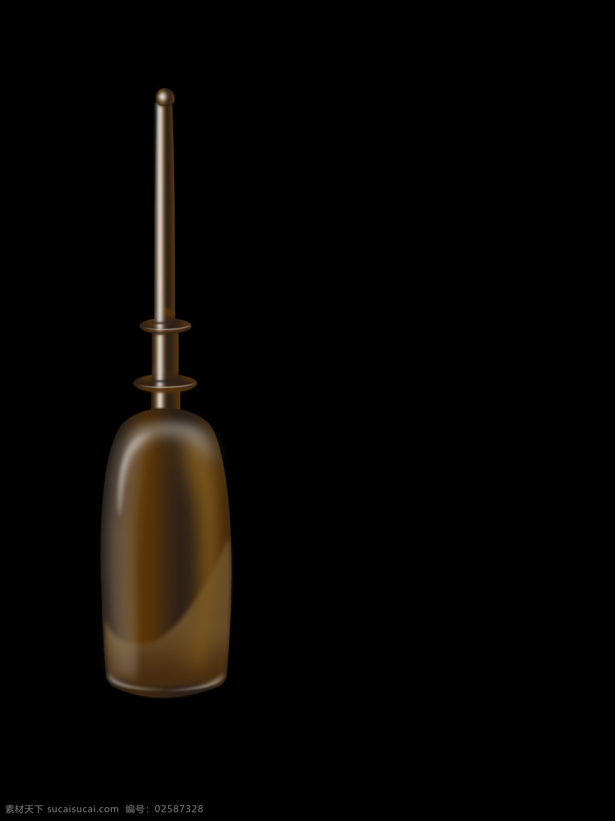 针筒棕色瓶子 精华类瓶子 化妆品 针筒 棕色瓶子 塑料 镀色 化妆品瓶子 分层 源文件