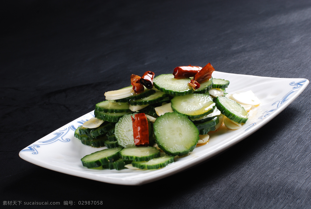 芥辣黄瓜片 美食 传统美食 餐饮美食 高清菜谱用图