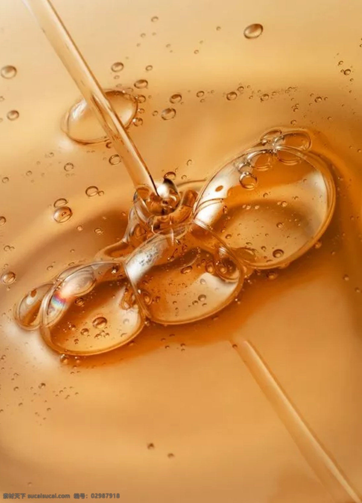 金色 液体 装饰 图案 金色液体 水滴 效果
