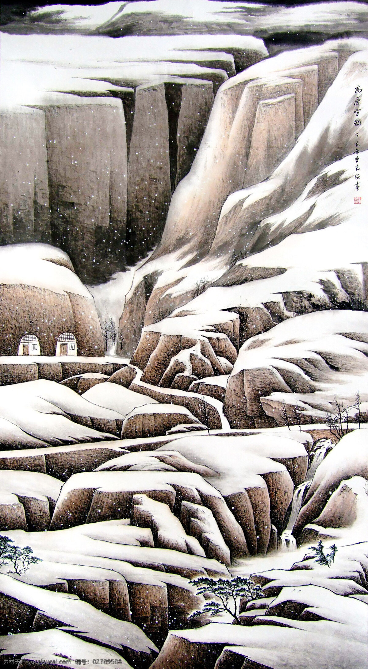 冬天 雪景 油画 绘画艺术 油画写生 冬天雪景 油画风景写生 风景油画 装饰画 书画文字 文化艺术