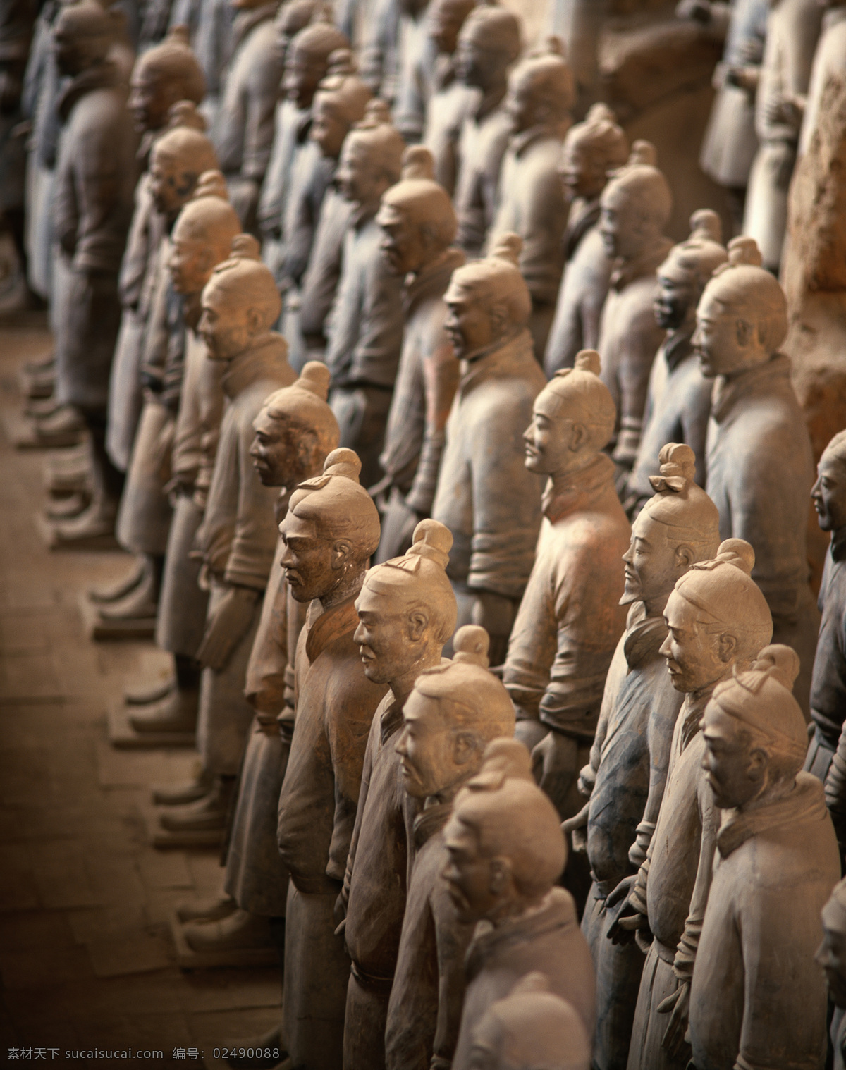 兵马俑 文化艺术 传统文化 古代艺术 陶瓷 雕塑 秦朝兵马 历史古迹 文化古迹 图素建筑类 旅游摄影 国内旅游